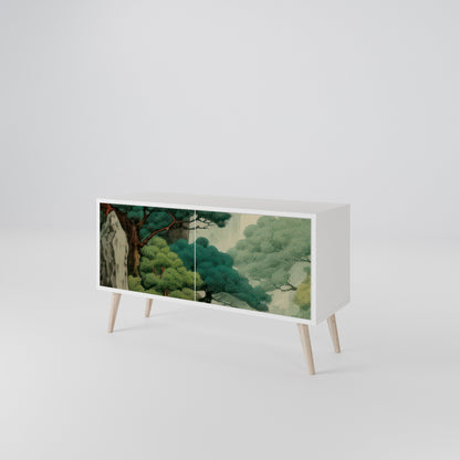 VERDURE ABYSS Kompaktní dvoudveřový TV stolek