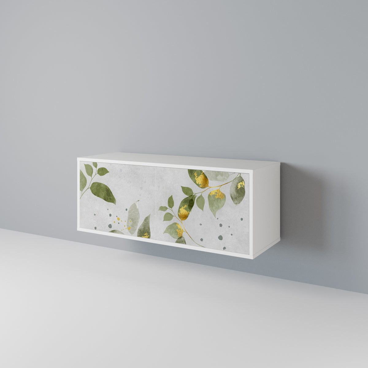 ELEGANT BOTANICS Kompaktní dvoudveřový TV stolek