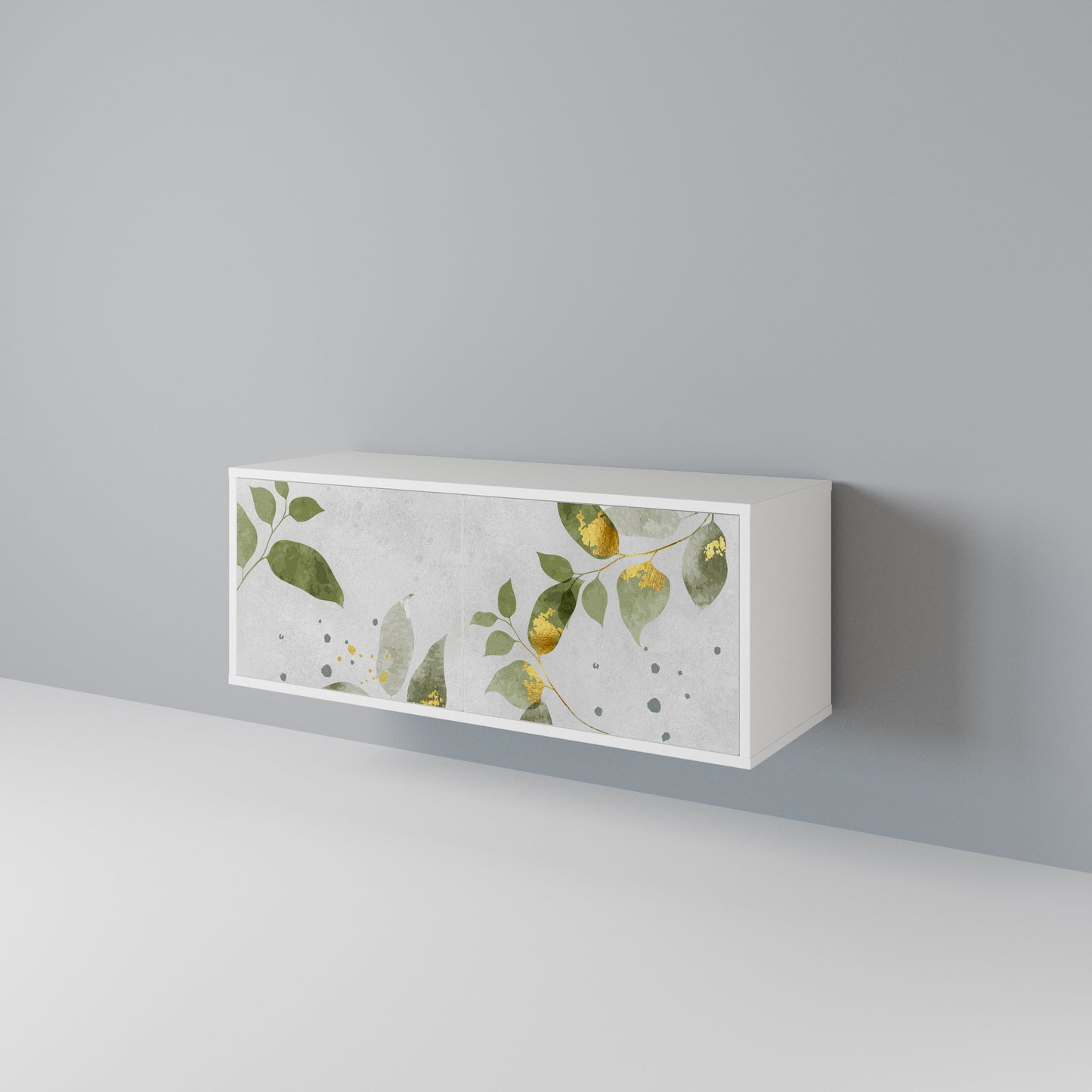 ELEGANT BOTANICS Kompaktní dvoudveřový TV stolek