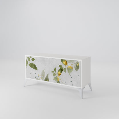 ELEGANT BOTANICS Kompaktní dvoudveřový TV stolek