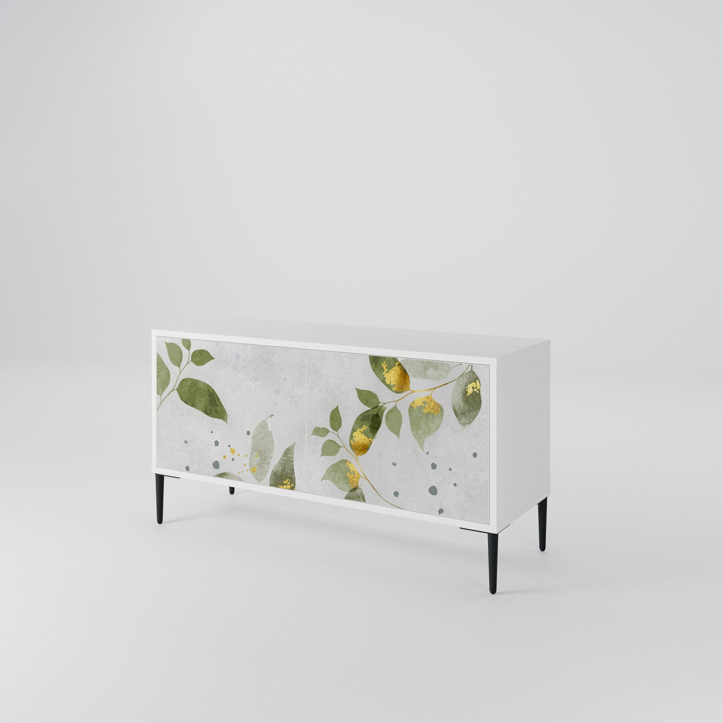ELEGANT BOTANICS Kompaktní dvoudveřový TV stolek