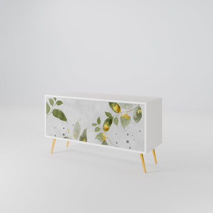 ELEGANT BOTANICS Kompaktní dvoudveřový TV stolek