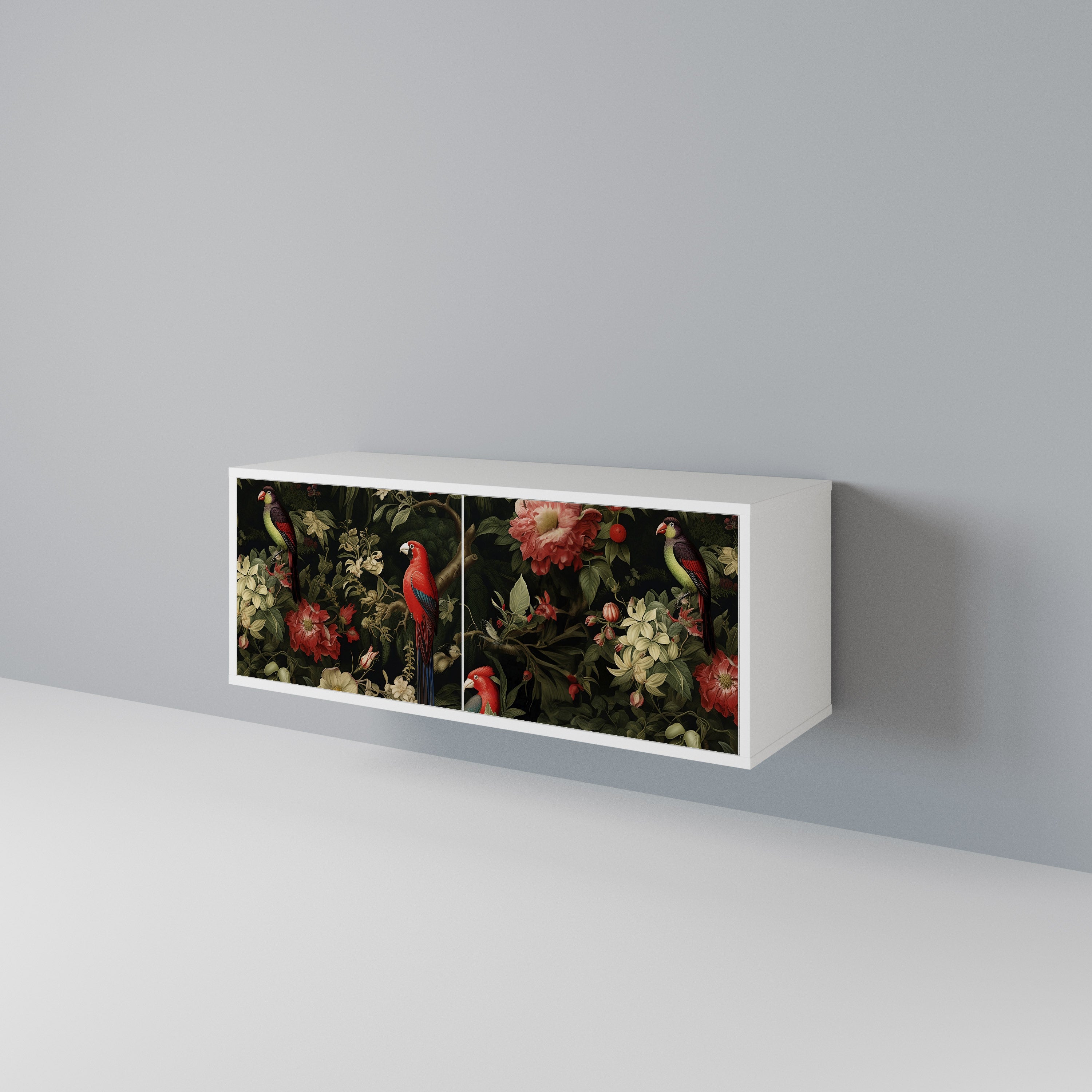 AVIAN GREENERY Kompaktní dvoudveřový TV stolek