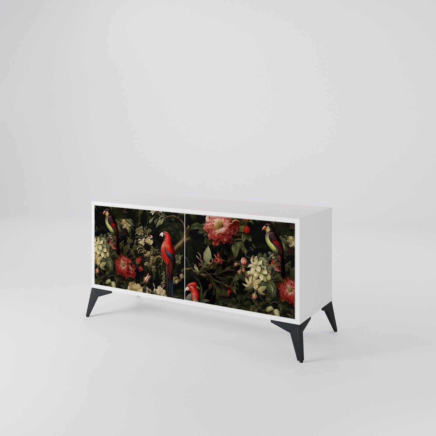 AVIAN GREENERY Kompaktní dvoudveřový TV stolek