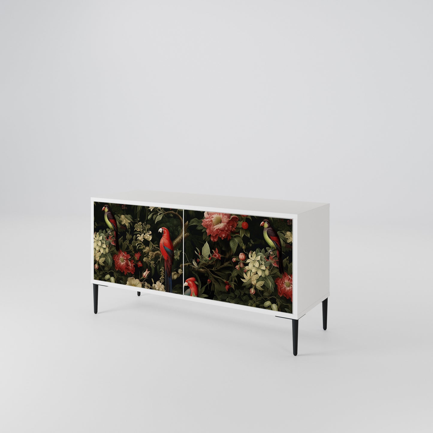 AVIAN GREENERY Kompaktní dvoudveřový TV stolek