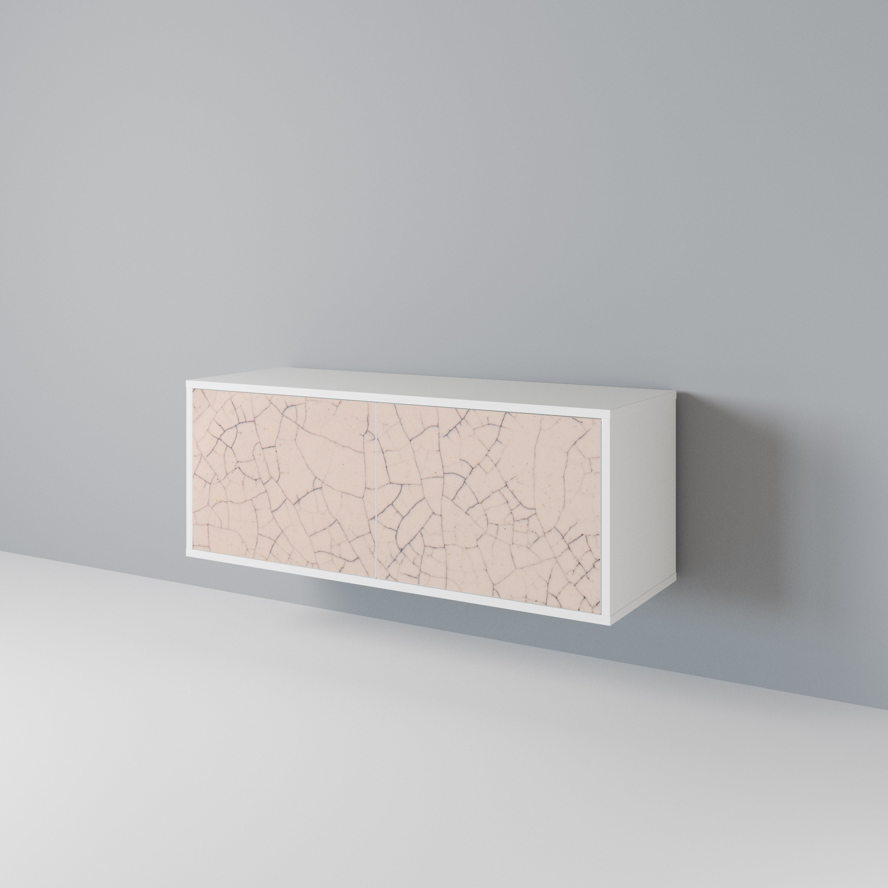 CERAMIC TEXTURE Kompaktní dvoudveřový TV stolek