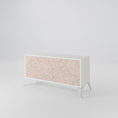 CERAMIC TEXTURE Kompaktní dvoudveřový TV stolek