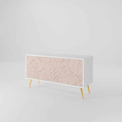 CERAMIC TEXTURE Kompaktní dvoudveřový TV stolek