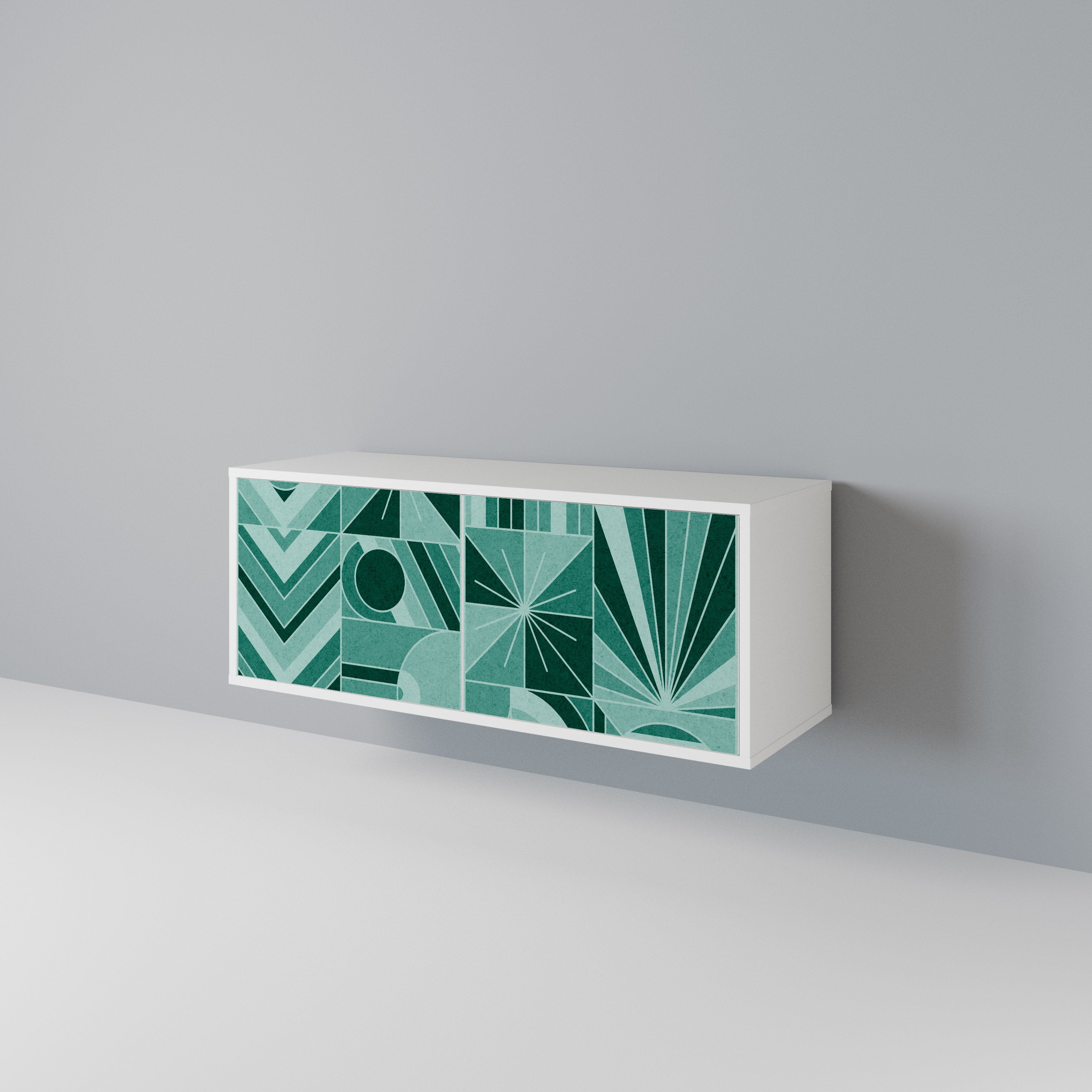 HARMONIC GRID Kompaktní dvoudveřový TV stolek