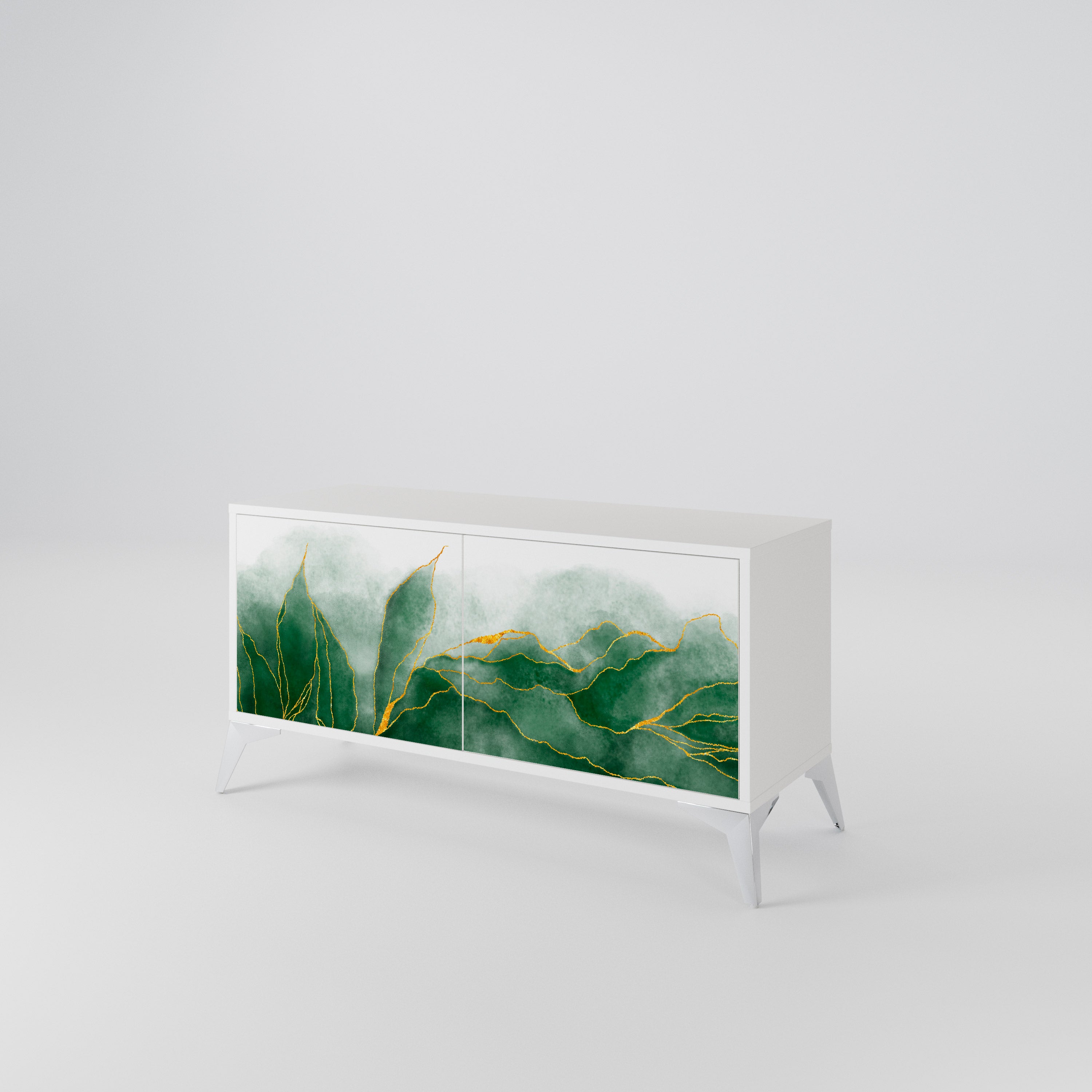 EXPENSIVE NATURE Kompaktní dvoudveřový TV stolek