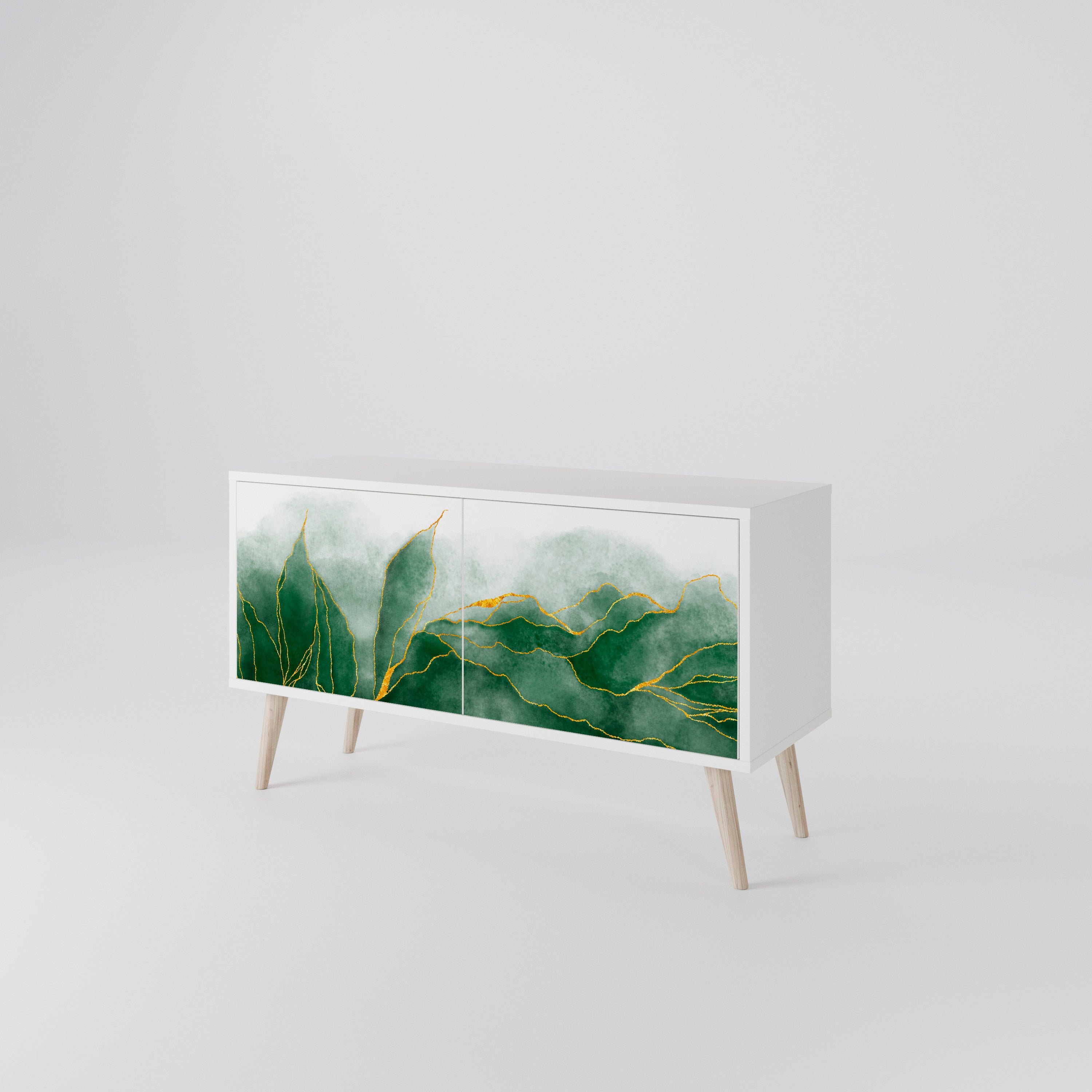 EXPENSIVE NATURE Kompaktní dvoudveřový TV stolek