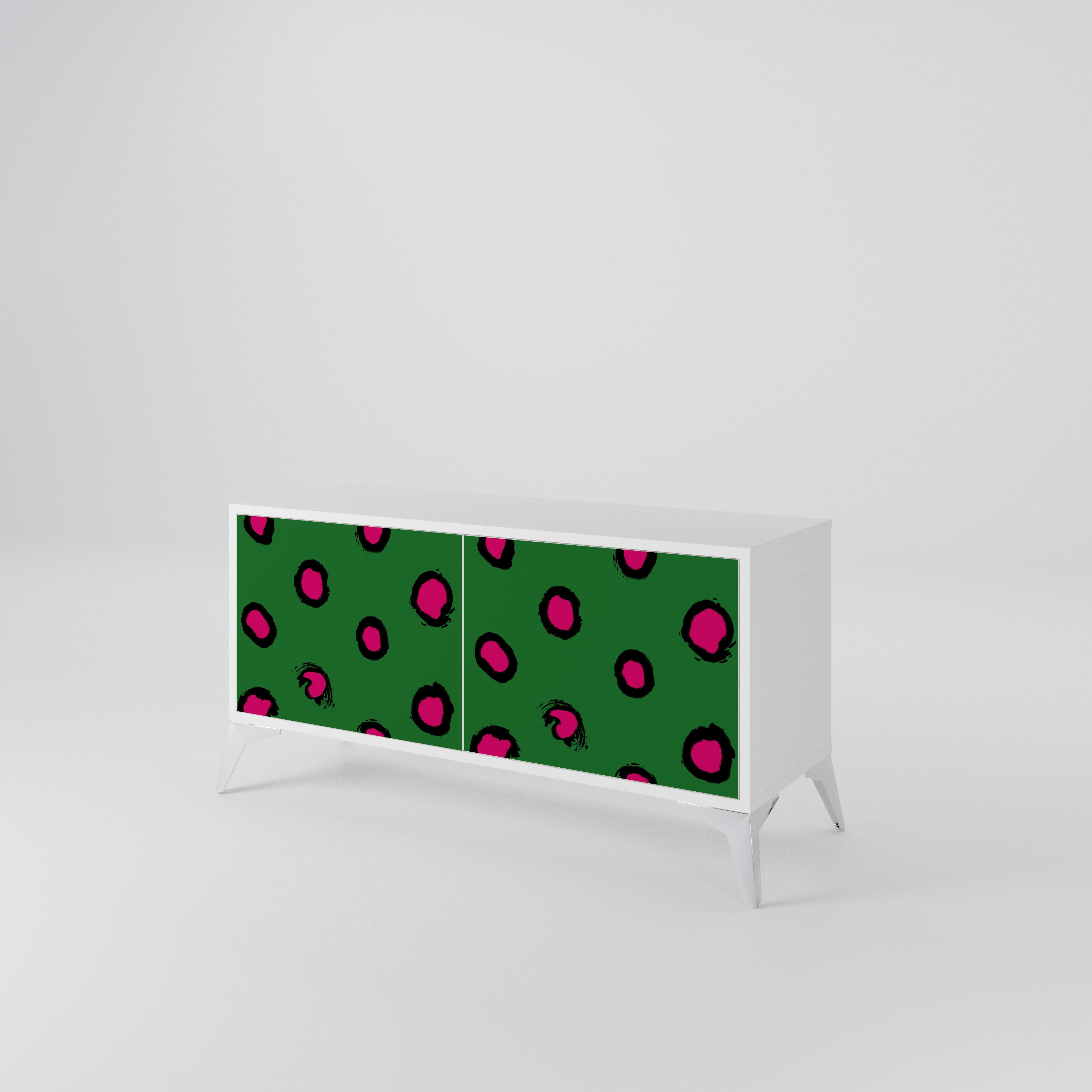 FUNKY SPOTS Kompaktní dvoudveřový TV stolek