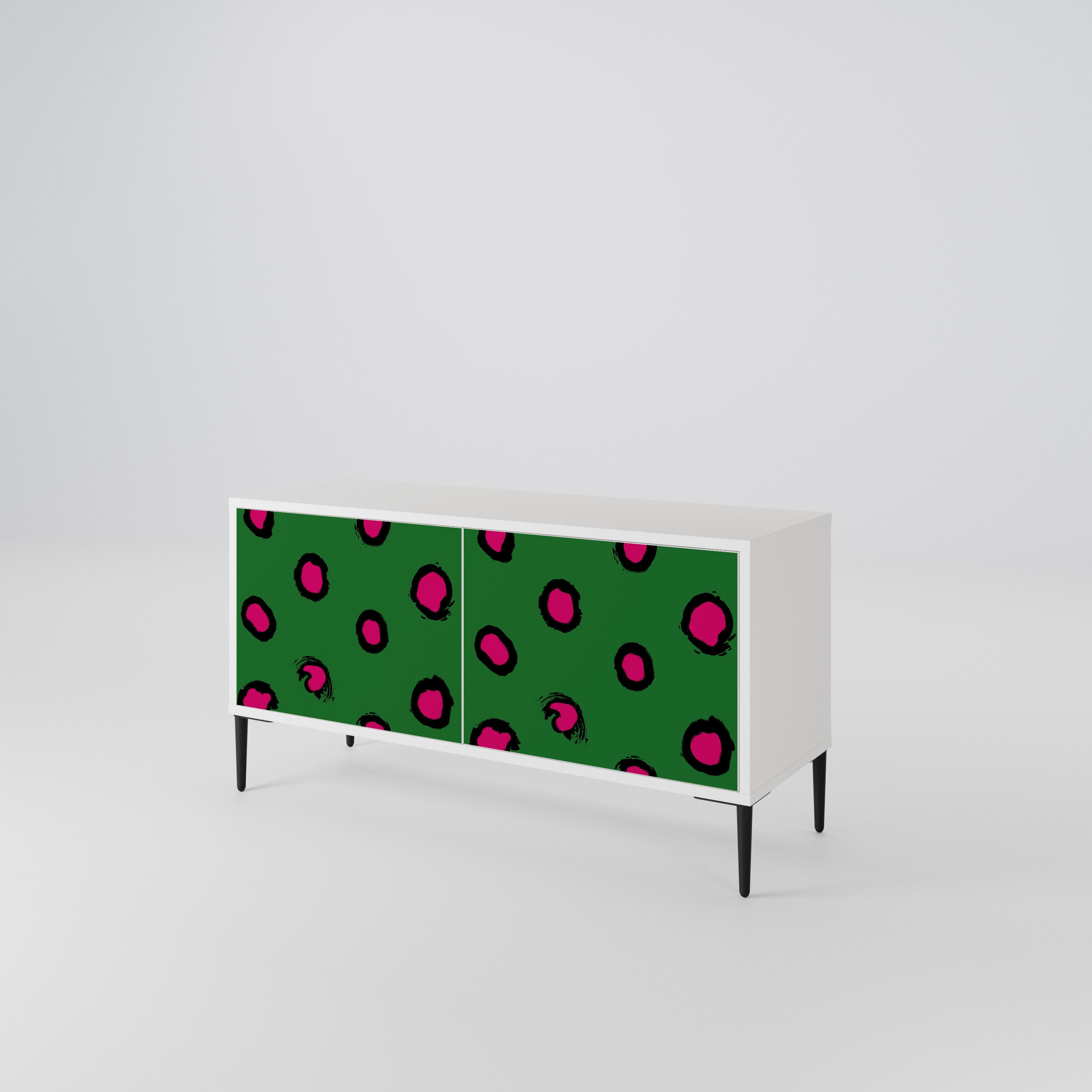 FUNKY SPOTS Kompaktní dvoudveřový TV stolek