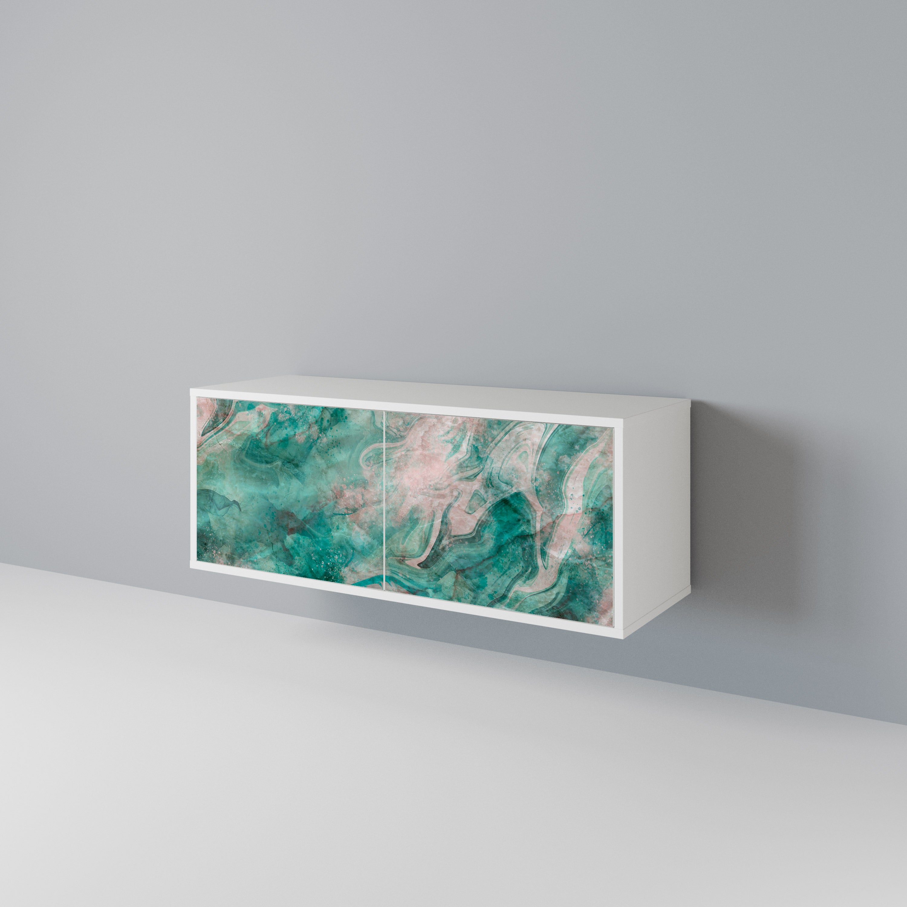 ABSTRACT ALCHEMY Kompaktní dvoudveřový TV stolek