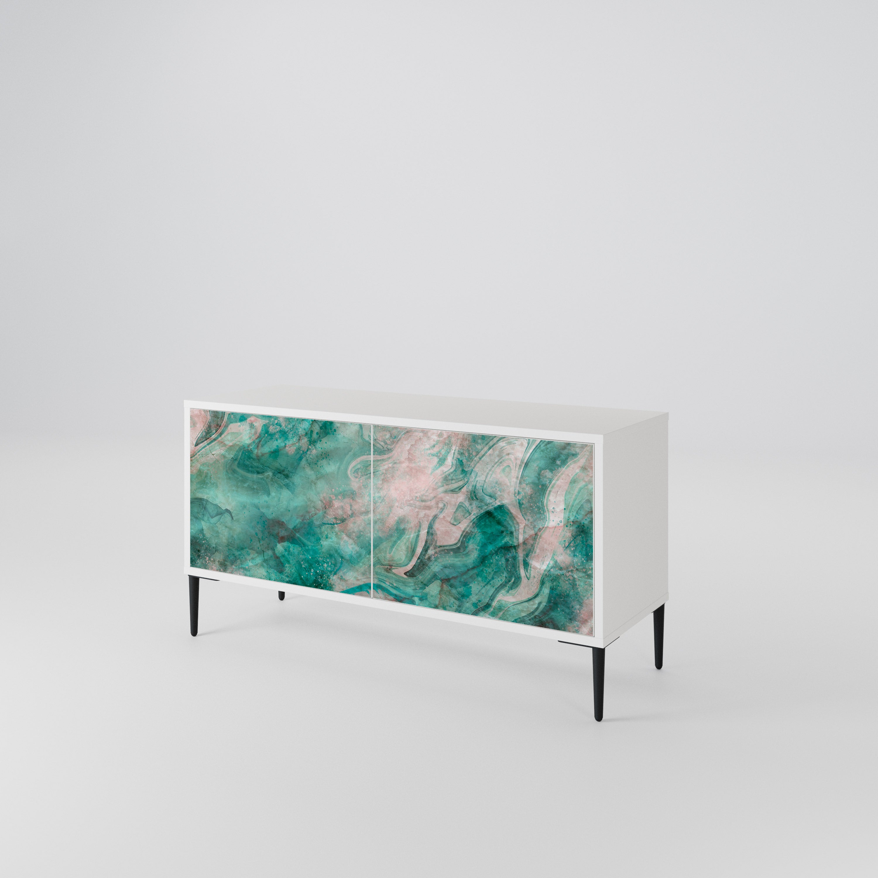 ABSTRACT ALCHEMY Kompaktní dvoudveřový TV stolek