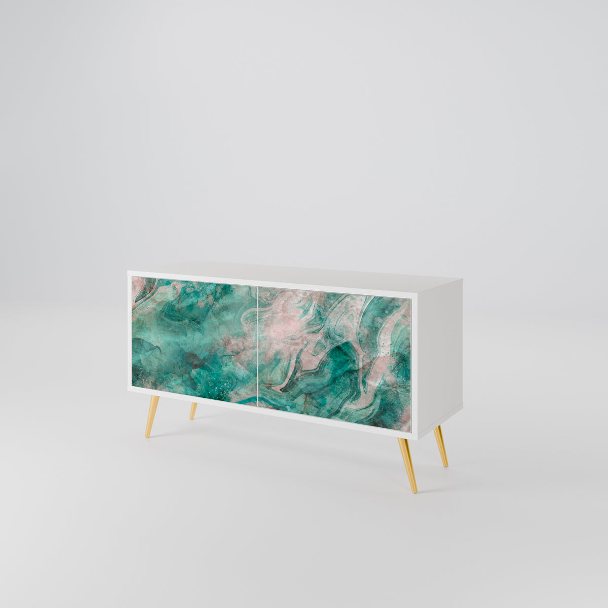 ABSTRACT ALCHEMY Kompaktní dvoudveřový TV stolek