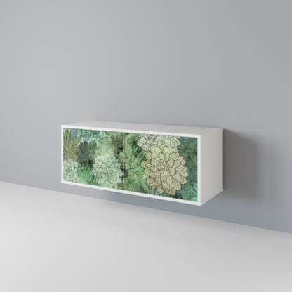 SUCCULENT CLUSTER Kompaktní dvoudveřový TV stolek