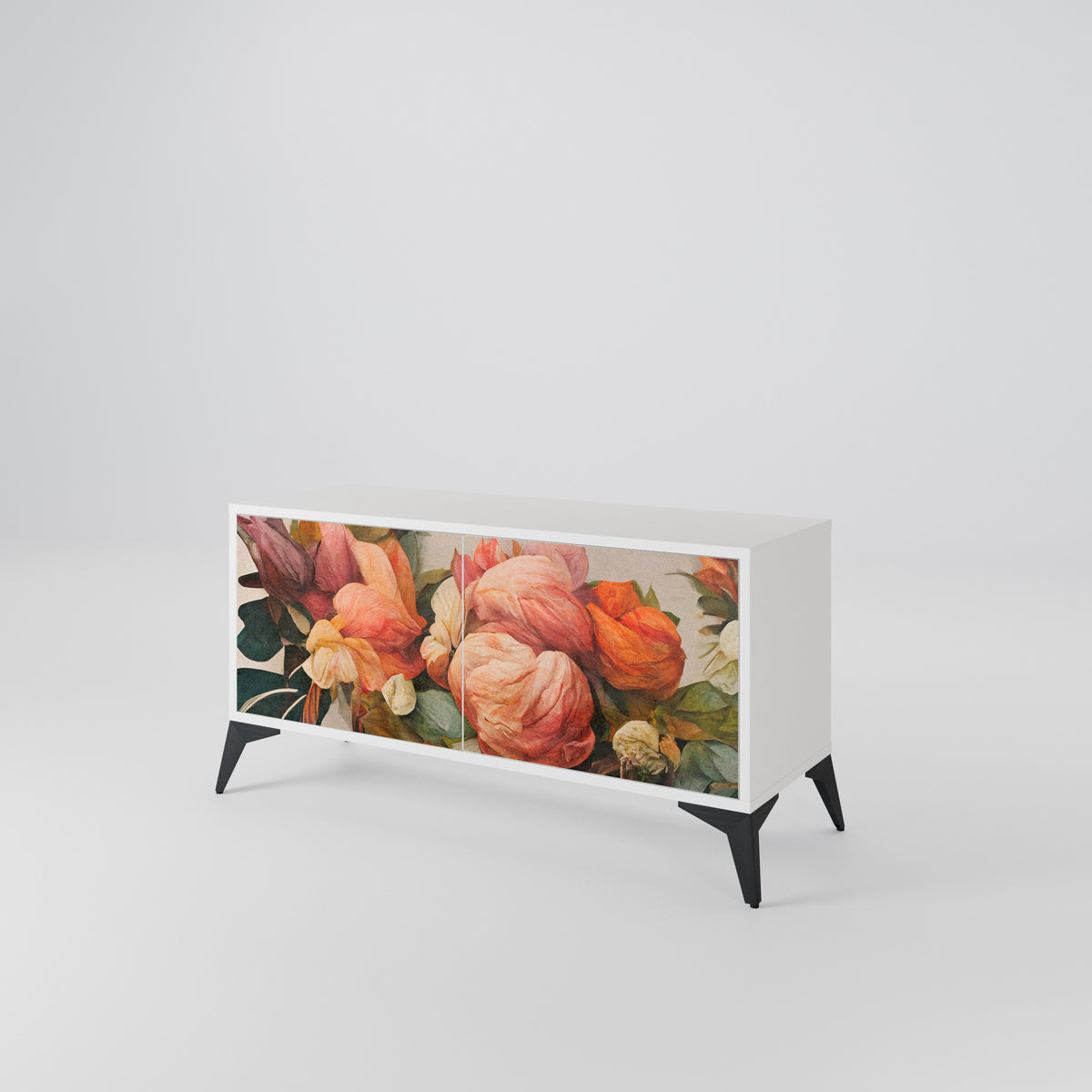 STYLISH BEAUTY Kompaktní dvoudveřový TV stolek