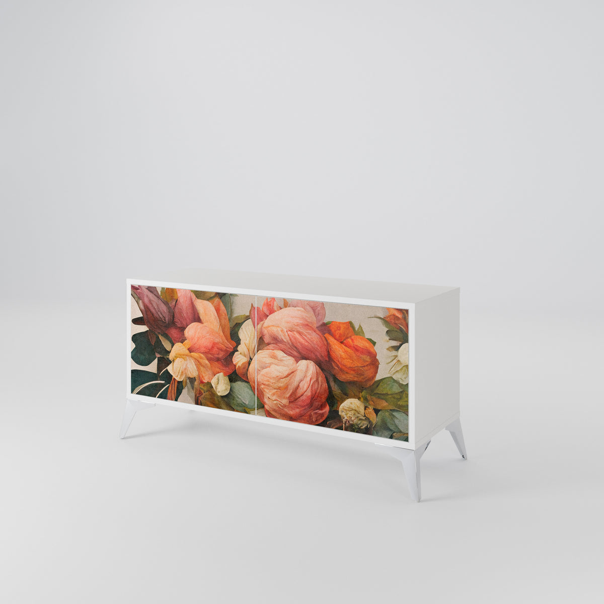 STYLISH BEAUTY Kompaktní dvoudveřový TV stolek