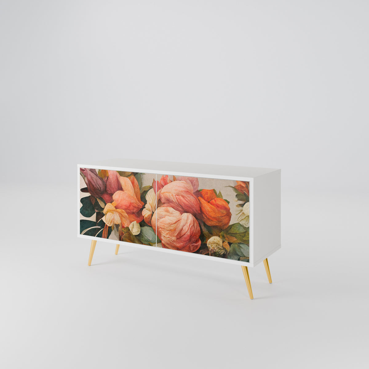 STYLISH BEAUTY Kompaktní dvoudveřový TV stolek