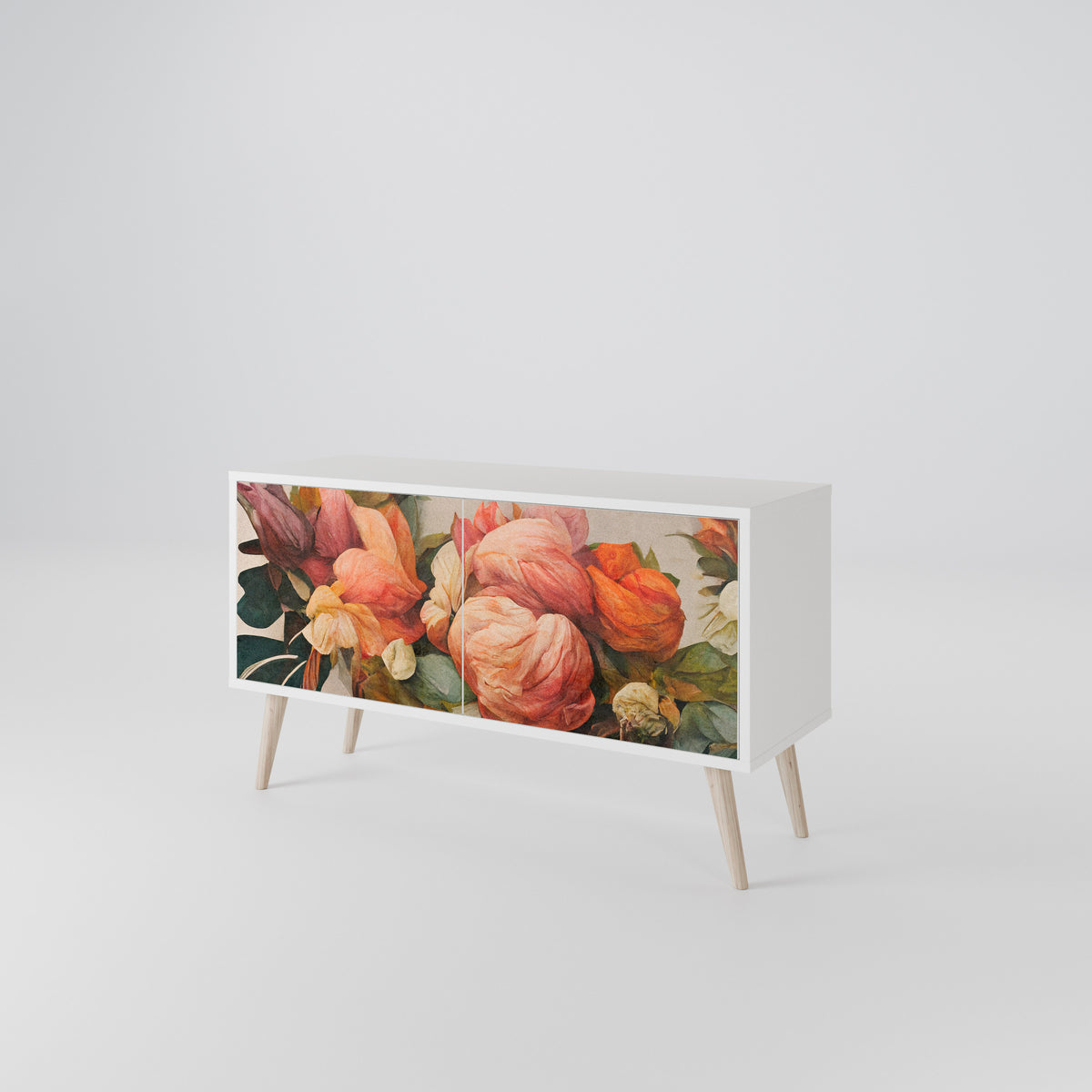 STYLISH BEAUTY Kompaktní dvoudveřový TV stolek