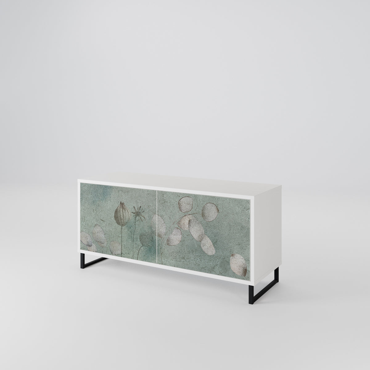 NIGHT LADY Kompaktní dvoudveřový TV stolek