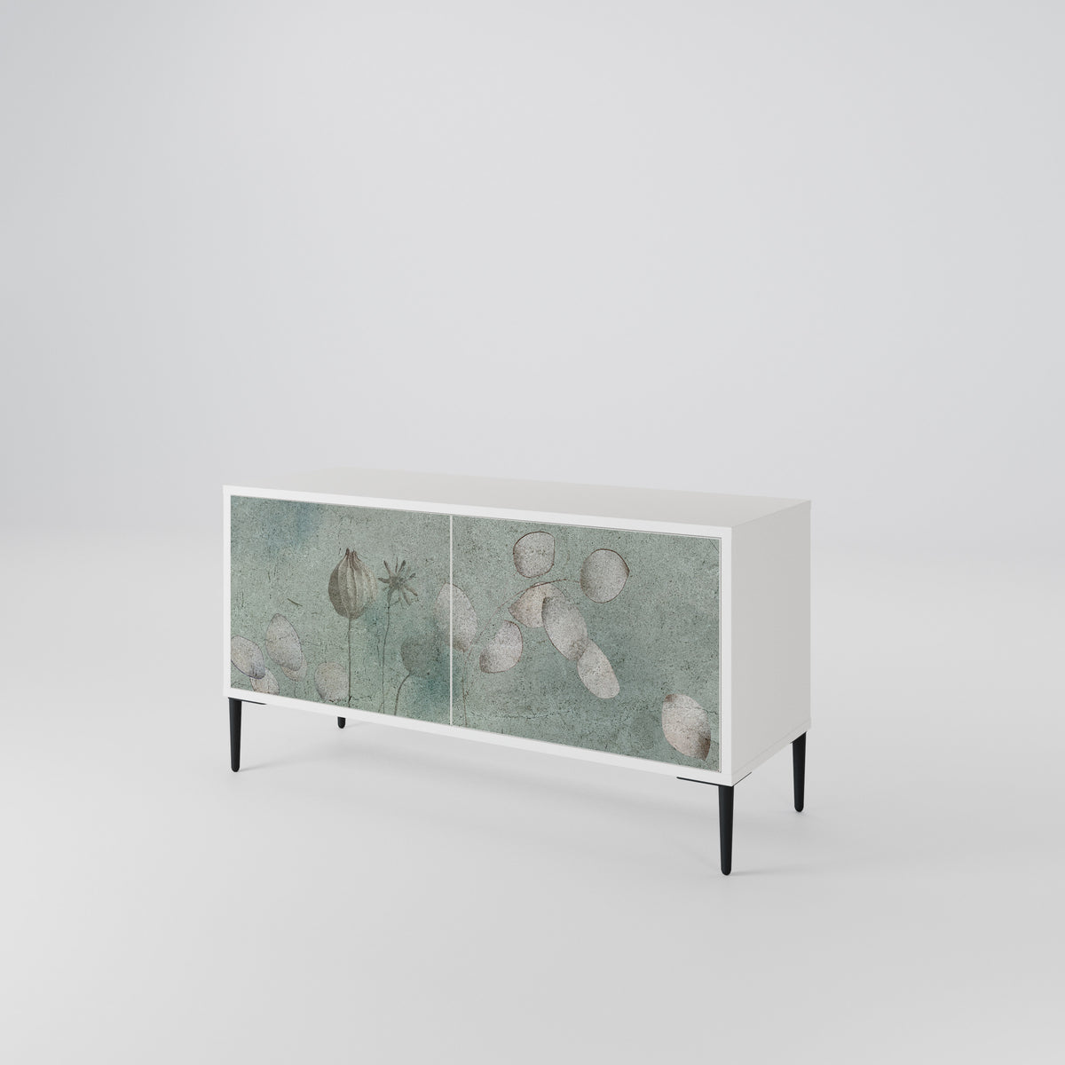 NIGHT LADY Kompaktní dvoudveřový TV stolek