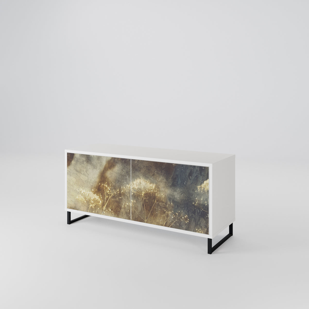 GENTLE POWER Kompaktní dvoudveřový TV stolek