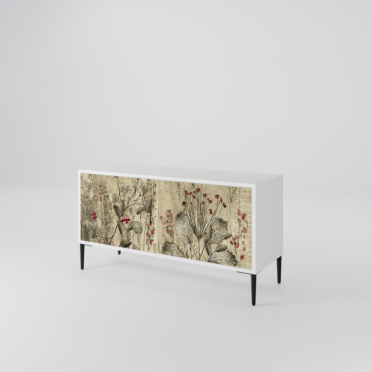 HERBAL GRACE Kompaktní dvoudveřový TV stolek