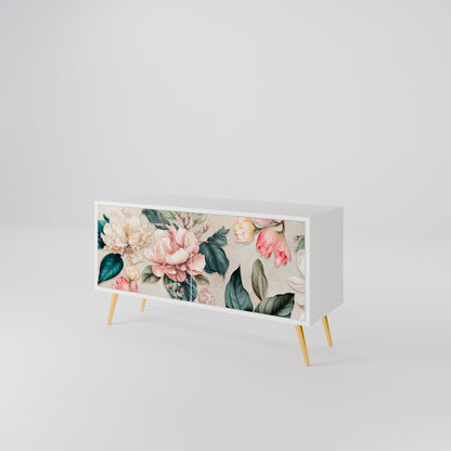 FLORAL GRACE Kompaktní dvoudveřový TV stolek