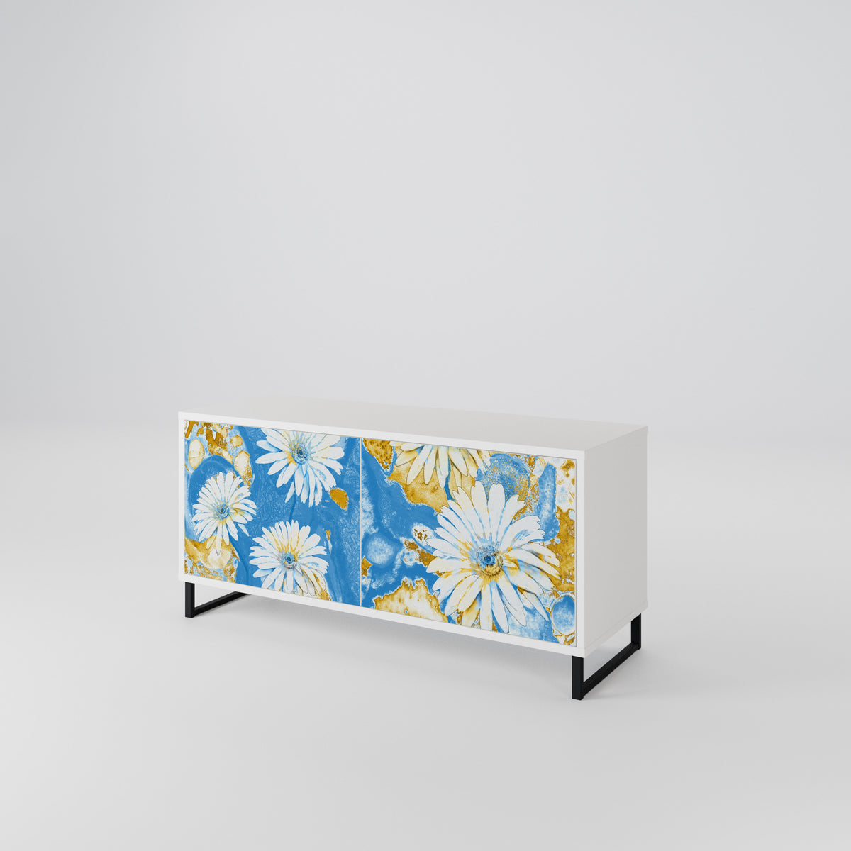 DAISY LUXE Kompaktní dvoudveřový TV stolek