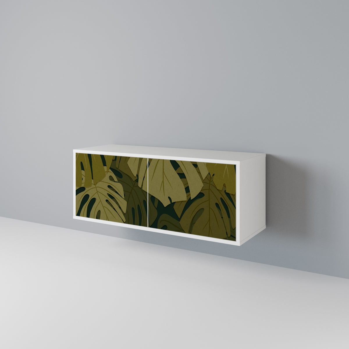 TROPICAL BEAUTY Kompaktní dvoudveřový TV stolek