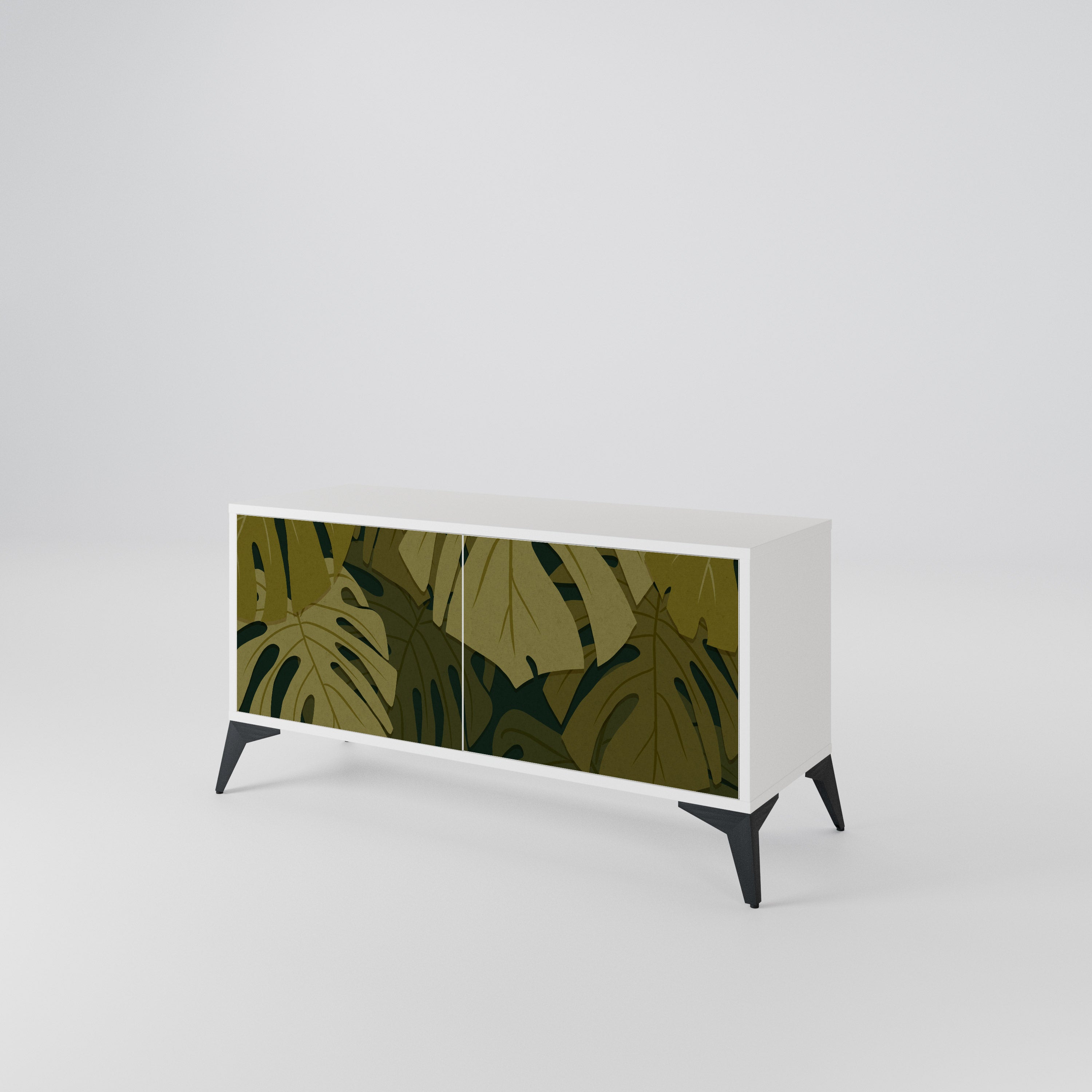 TROPICAL BEAUTY Kompaktní dvoudveřový TV stolek