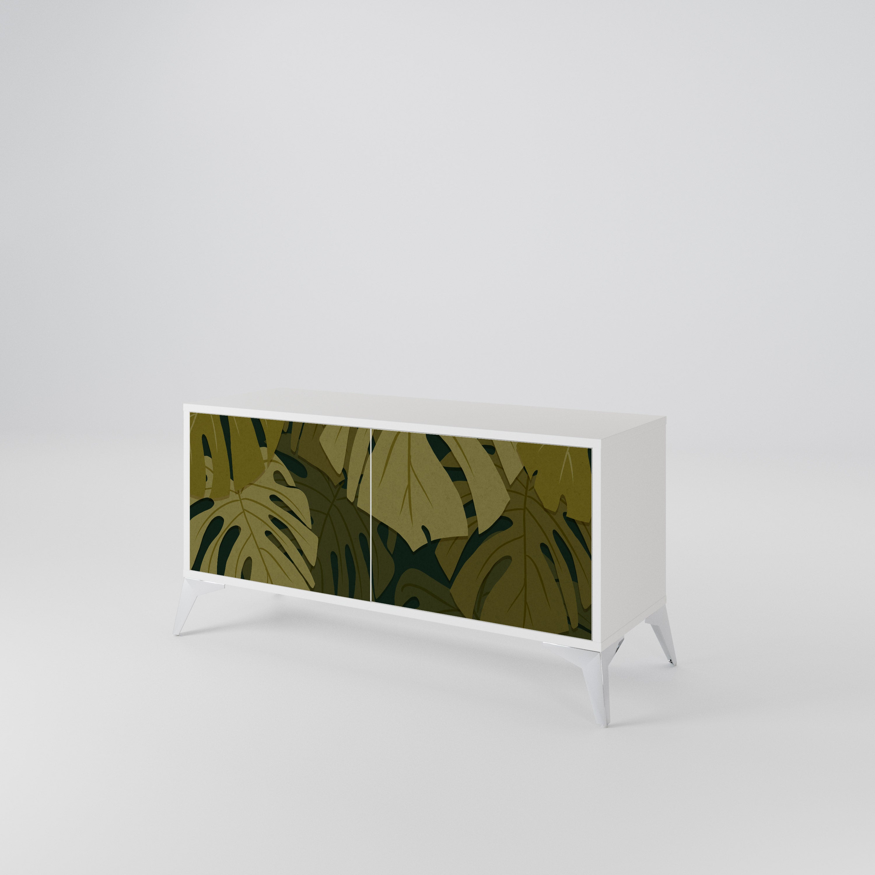 TROPICAL BEAUTY Kompaktní dvoudveřový TV stolek