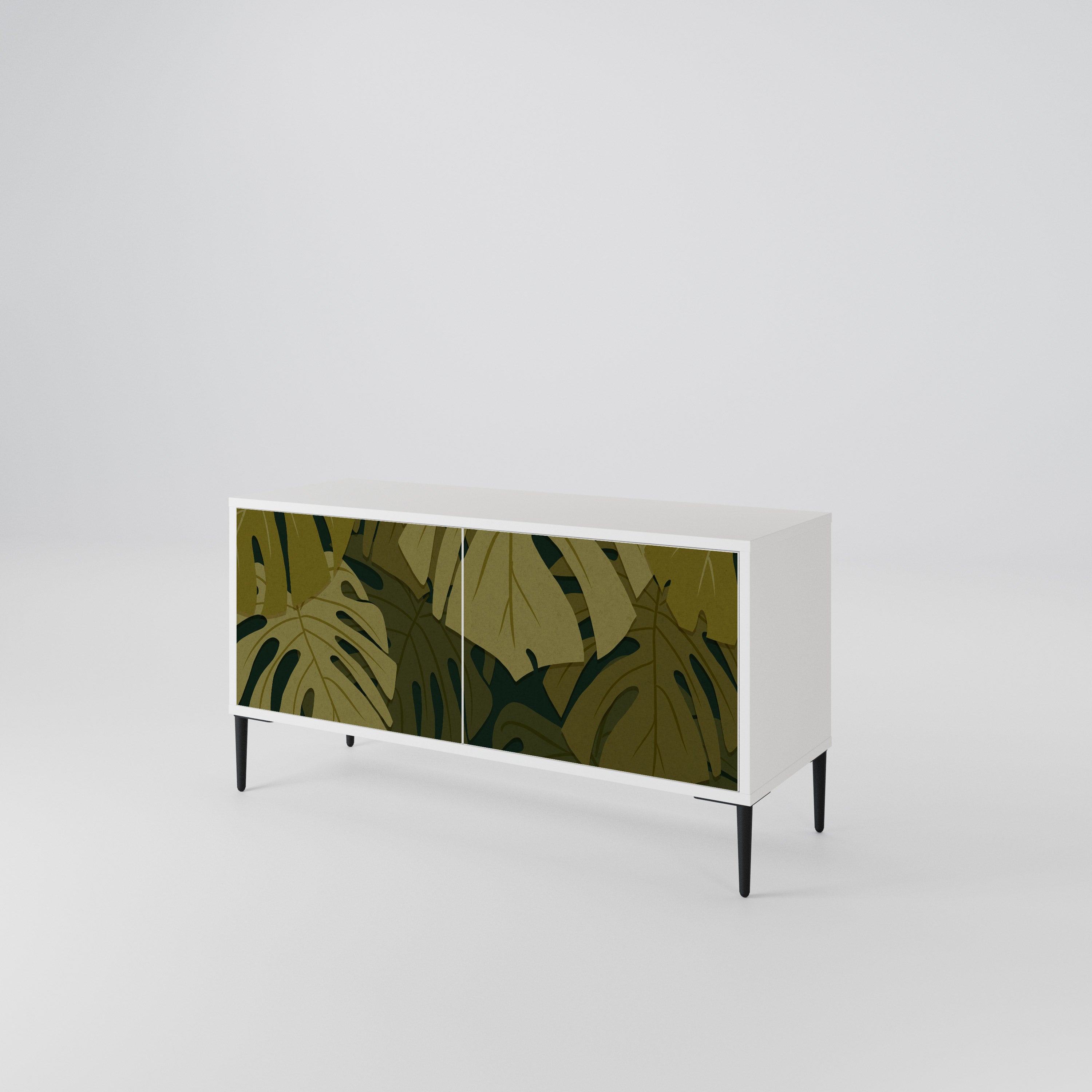 TROPICAL BEAUTY Kompaktní dvoudveřový TV stolek