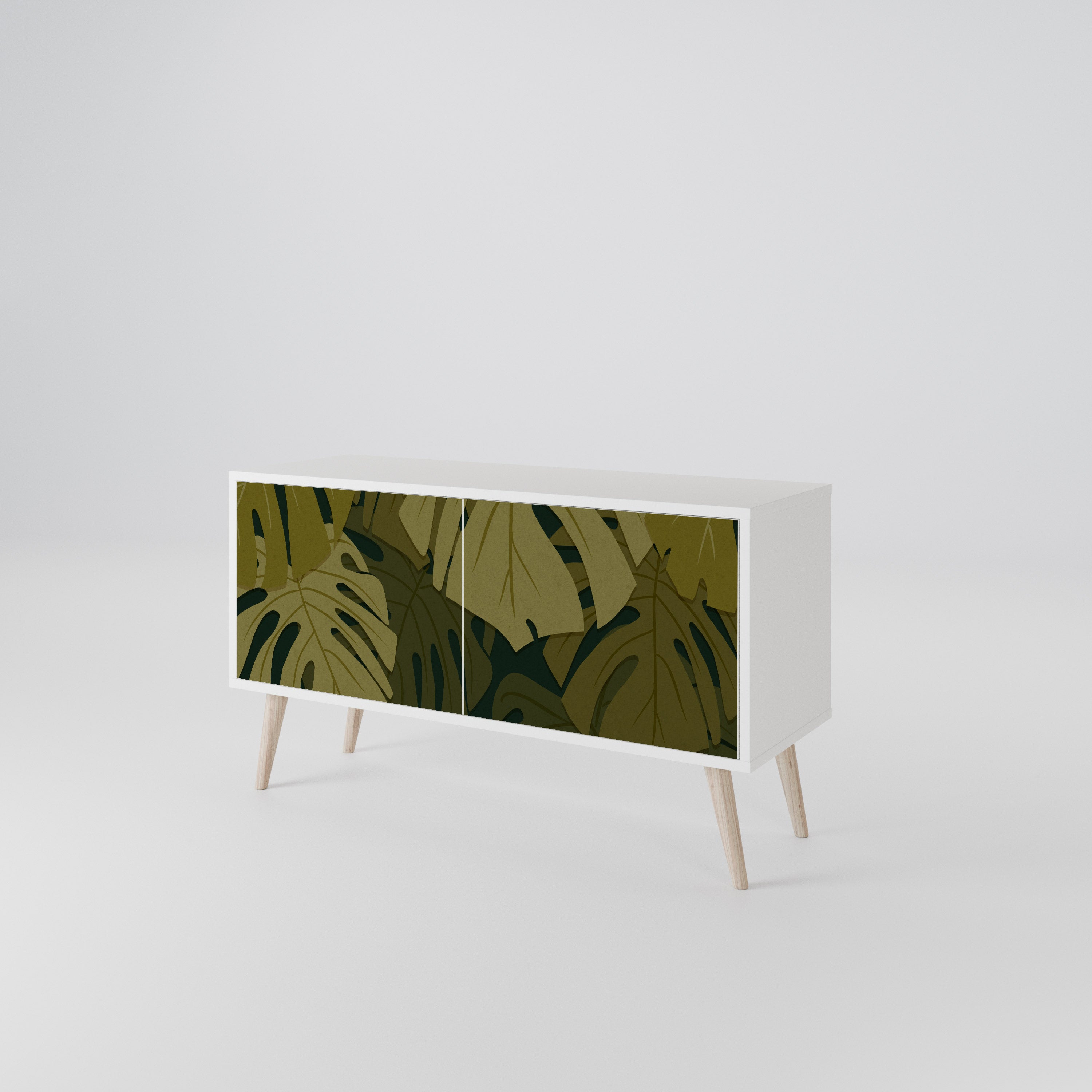TROPICAL BEAUTY Kompaktní dvoudveřový TV stolek