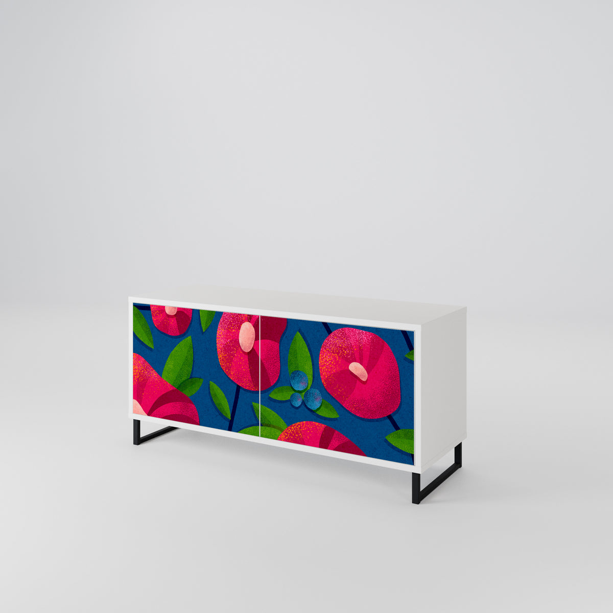 SPRING THOUGHTS Kompaktní dvoudveřový TV stolek