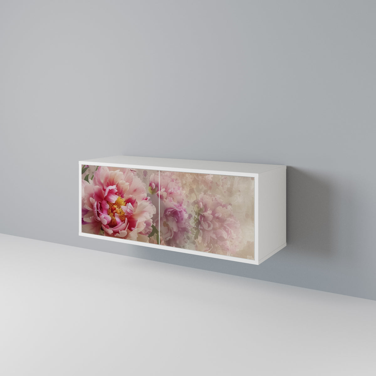 PEONY WHISPER Kompaktní dvoudveřový TV stolek