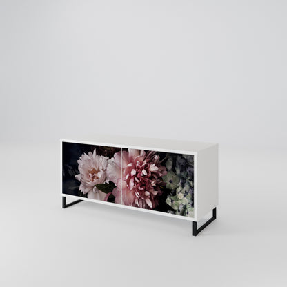 PURE BLOSSOM Kompaktní dvoudveřový TV stolek