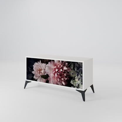 PURE BLOSSOM Kompaktní dvoudveřový TV stolek