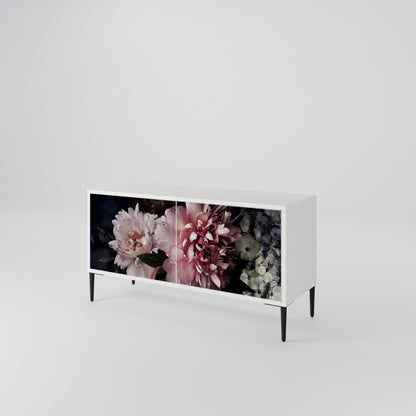 PURE BLOSSOM Kompaktní dvoudveřový TV stolek