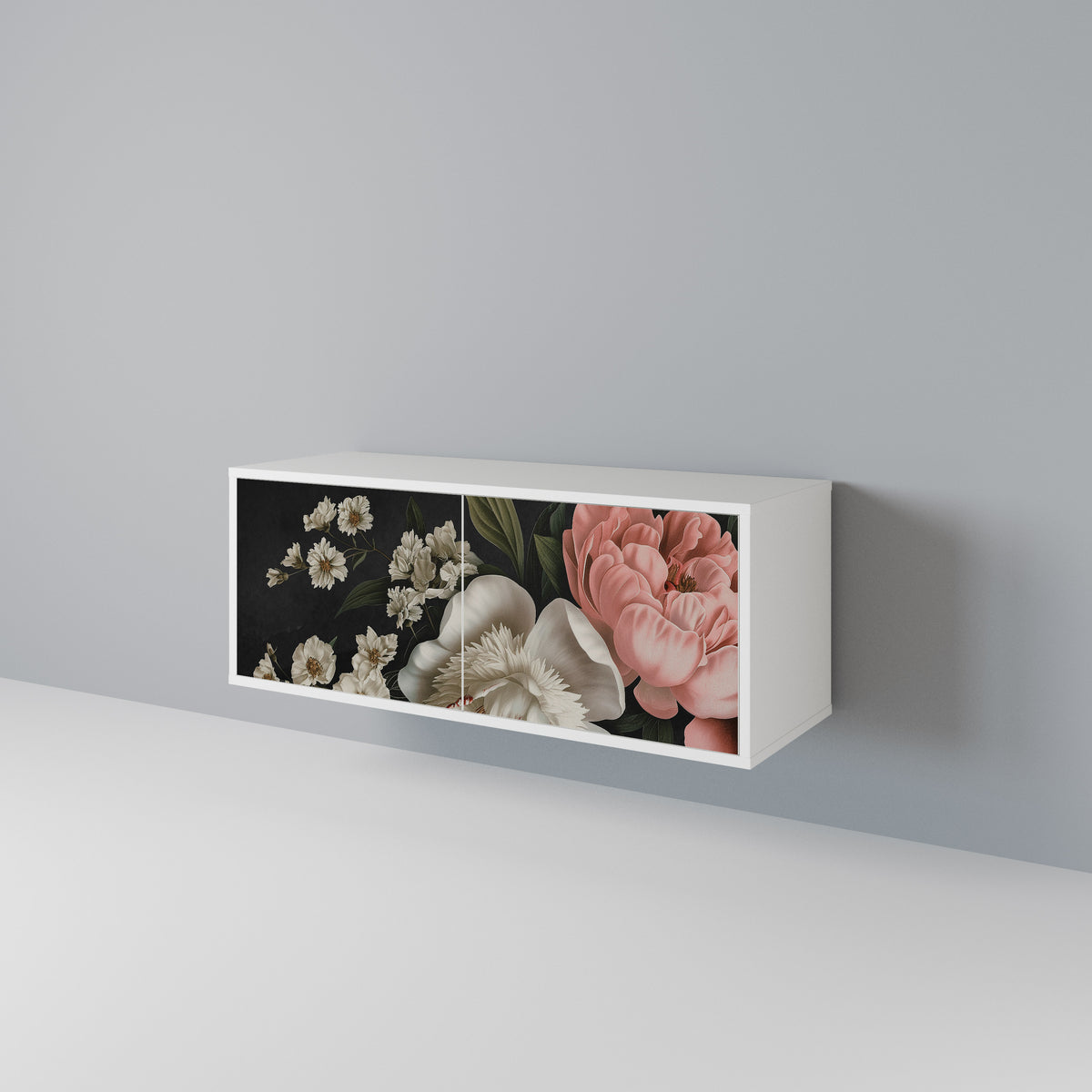 LUSH ELEGANCE Kompaktní dvoudveřový TV stolek