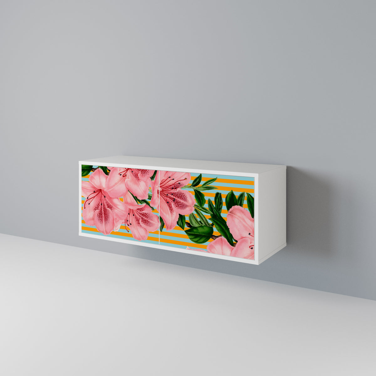 FRAGILE BEAUTY Kompaktní dvoudveřový TV stolek