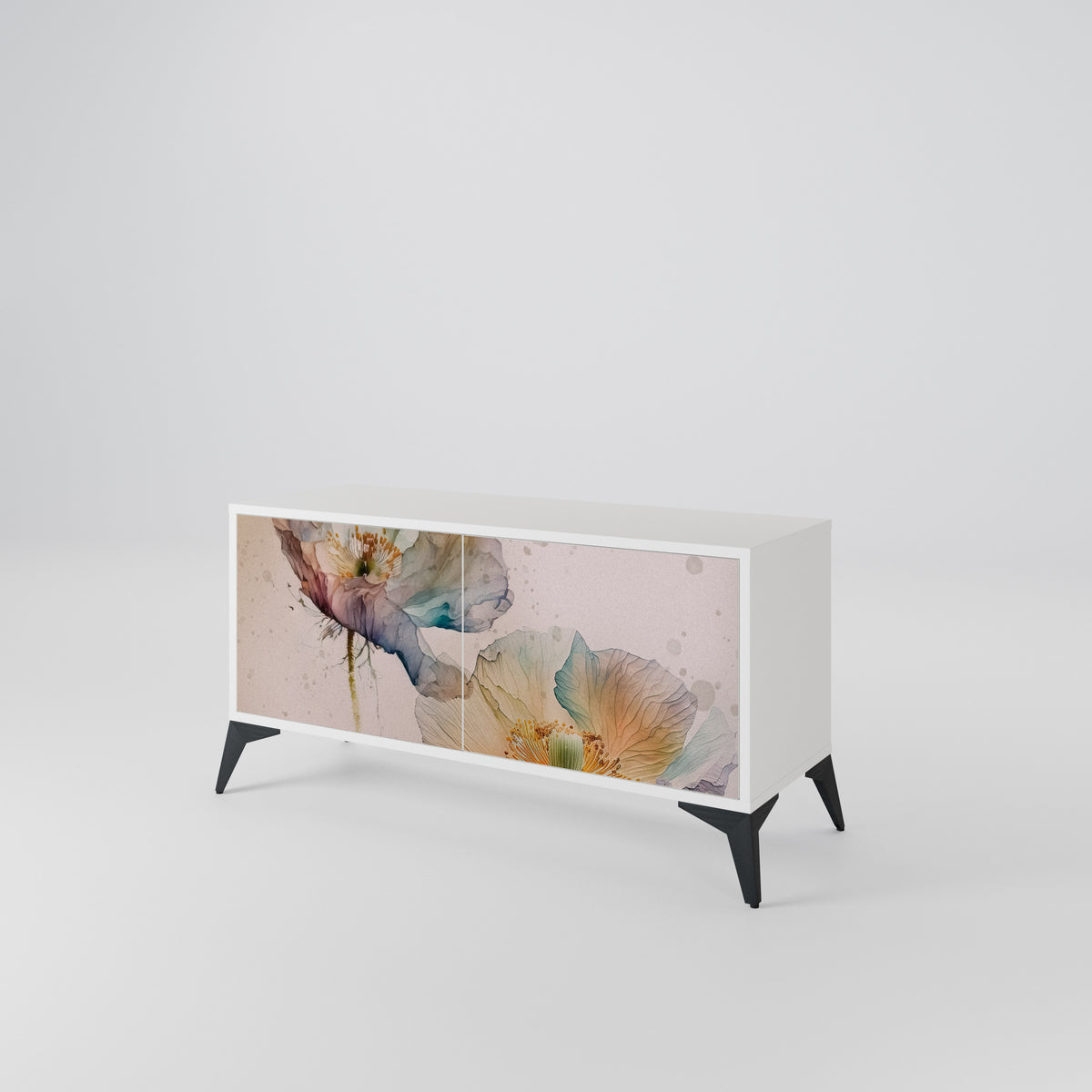 SOFTEN POPPY Kompaktní dvoudveřový TV stolek