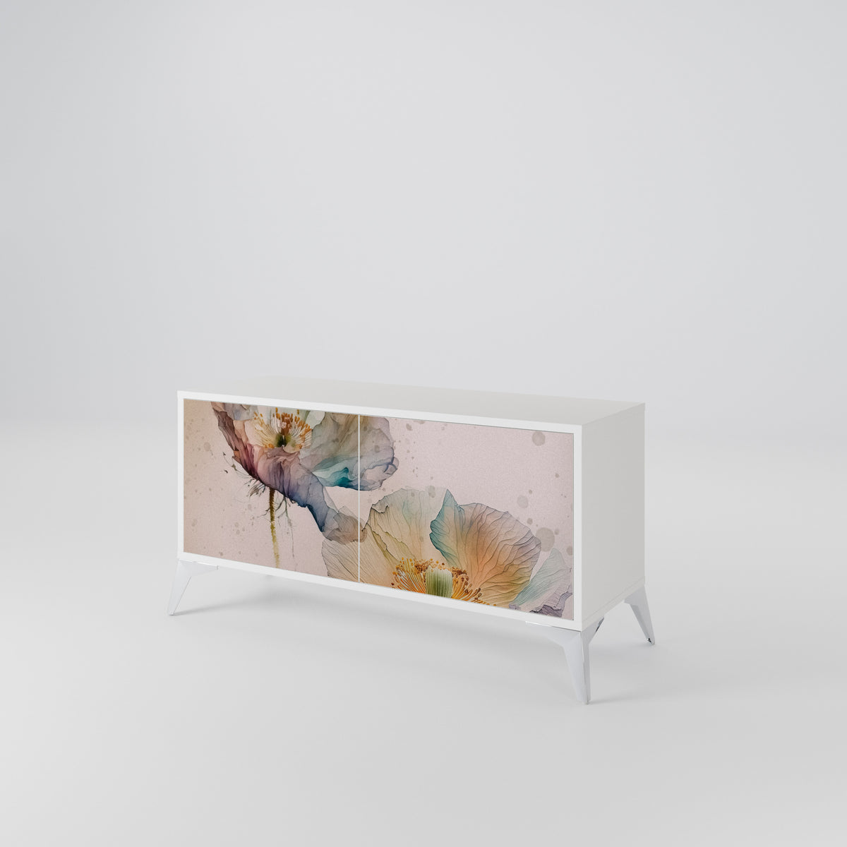 SOFTEN POPPY Kompaktní dvoudveřový TV stolek