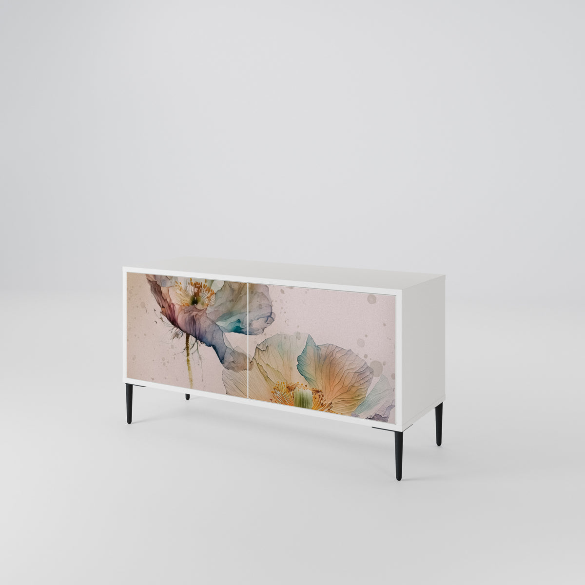 SOFTEN POPPY Kompaktní dvoudveřový TV stolek