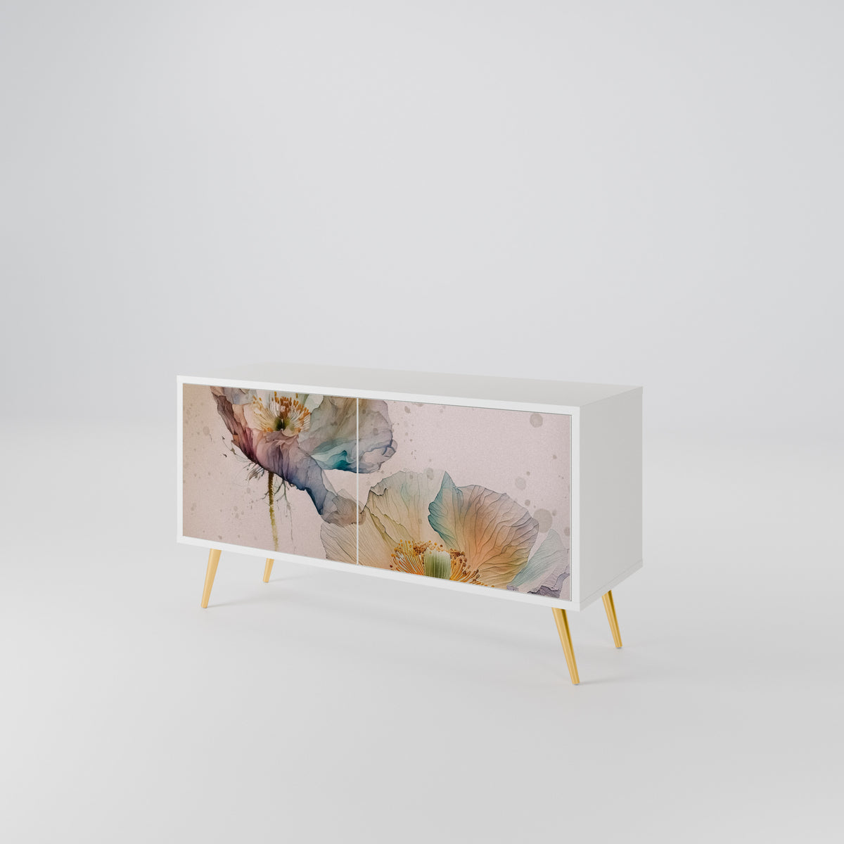 SOFTEN POPPY Kompaktní dvoudveřový TV stolek