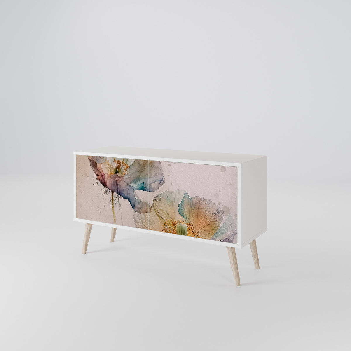 SOFTEN POPPY Kompaktní dvoudveřový TV stolek