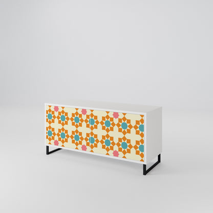FLORAL DECOR Kompaktní dvoudveřový TV stolek