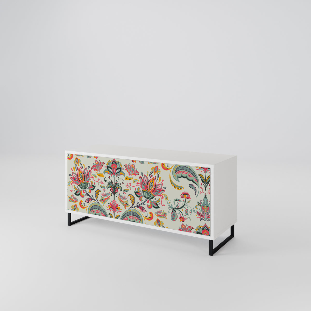 ORGANIC FOLKLORE Kompaktní dvoudveřový TV stolek